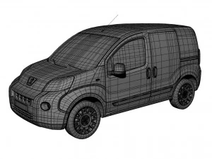 peugeot partner 3D Model