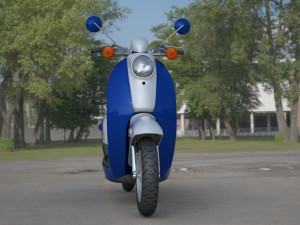 electric motorcycle 3D 模型