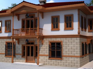 ankara house Model 3D