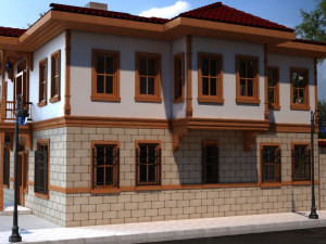 ankara house Model 3D