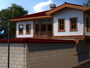 ankara house Model 3D