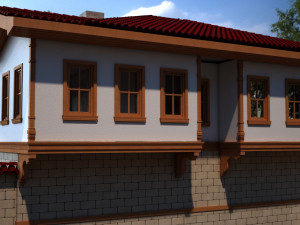 ankara house Model 3D