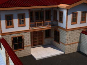 ankara house Model 3D