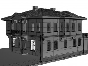 ankara house Model 3D