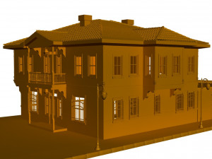 ankara house Model 3D