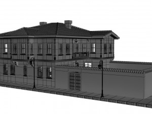 ankara house Model 3D