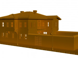 ankara house Model 3D