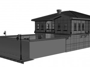ankara house Model 3D