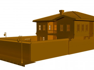 ankara house Model 3D
