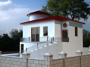 duplex villa 3D Model