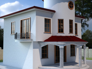 duplex villa 3D Model