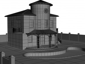 duplex villa 3D Model