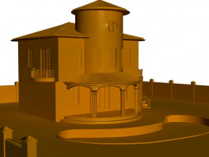 duplex villa 3D Model