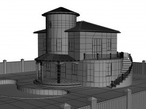 duplex villa 3D Model