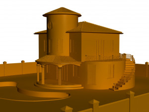 duplex villa 3D Model