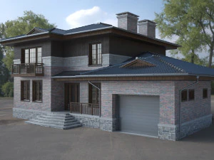 घर 3D मॉडल