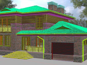 घर 3D मॉडल