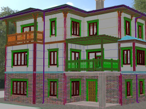 turkey pendik home 3D Модель