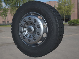 truck tire Model 3D