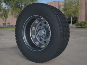 truck tire Model 3D