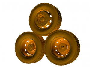 truck tire Model 3D