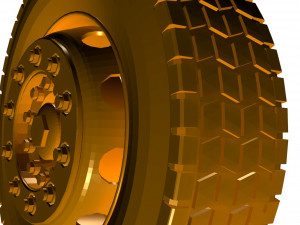 truck tire Model 3D