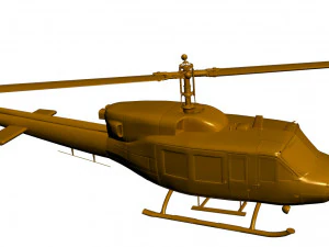 helikopter uh 1 3D Model