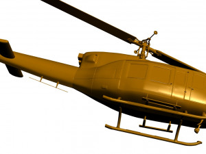 helikopter uh 1 Modelo 3D