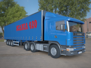 scania 420 Modelo 3D