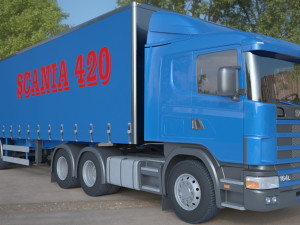 scania 420 Model 3D