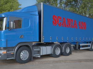 scania 420 Model 3D