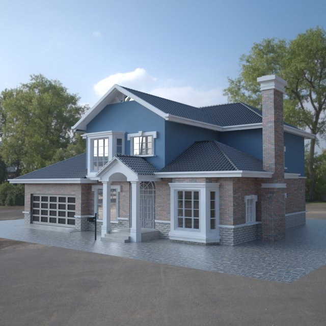 home Modelo 3D .c4d .max .obj .3ds .fbx .stl .blend 