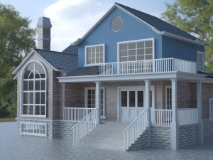 house 3D 모델