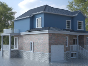 house 3D 모델