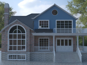 house 3D 모델