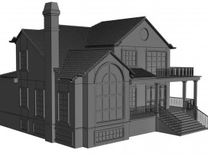 house 3D 모델