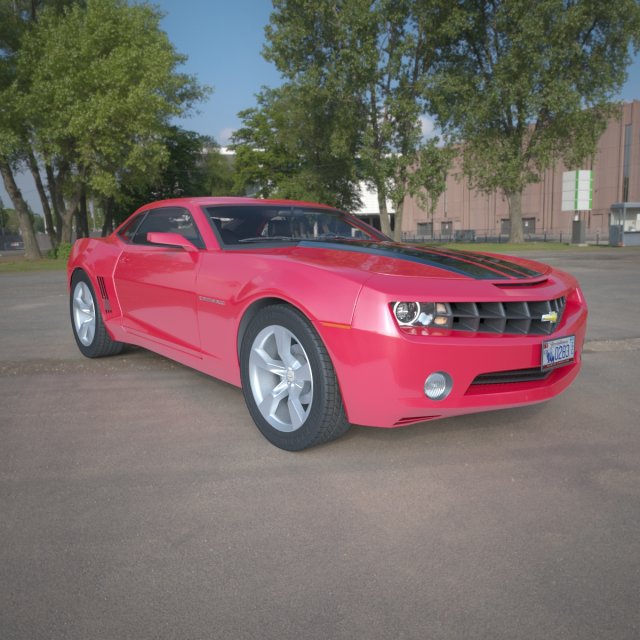 chevrolet camaro 3D Модель .c4d .max .obj .3ds .fbx .stl .blend