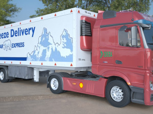 mercedes actros truck 3D Model