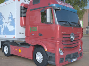 mercedes actros truck 3D Model