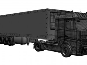 mercedes actros truck 3D Model