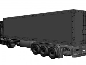mercedes actros truck 3D Model