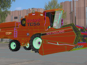 new holland tc59 3D Model