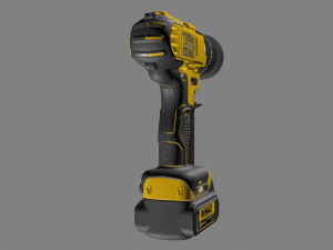 drill dawalt 20v 3D 模型