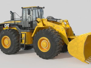 Caterpillar 980G Wheel Loader 3D 모델