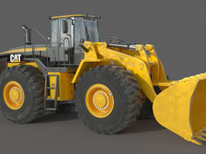 Caterpillar 980G Wheel Loader 3D 모델