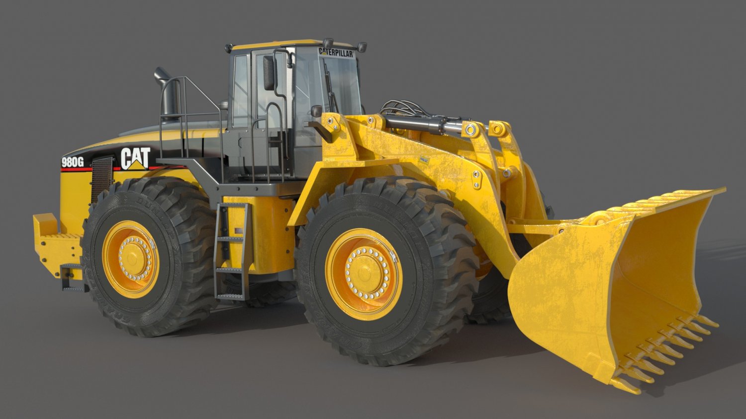 Caterpillar 980G Wheel Loader 3D Модель In Машины 3DExport