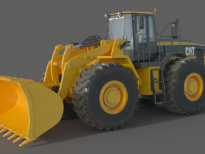 Caterpillar 980G Wheel Loader 3D 모델