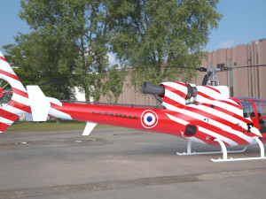 helicopter gazelle sa 341 3D Model