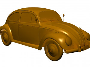 volkswagen beetle 1974 3D 모델