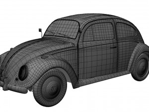 volkswagen beetle 1974 3D 모델